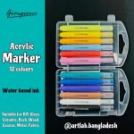 Giorgione Acrylic Marker (12 Colors) - Plastic Box - Image 2