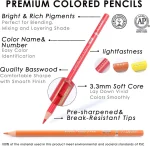 KALOUR Professional Colored Pencils, Set of 300 Colors - Image 3