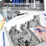 KALOUR Drawing Sketching Pencil Set, 36 Pro Art Pencil Kit - Image 5