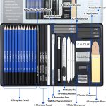 KALOUR Drawing Sketching Pencil Set, 36 Pro Art Pencil Kit - Image 2