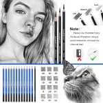 KALOUR Drawing Sketching Pencil Set, 36 Pro Art Pencil Kit - Image 3