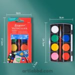 Giorgione Solid 8 Color Watercolor Paint - GR08
