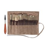 Giorgione Leather Wallet Nylon Brush Set 24pc - GCB24