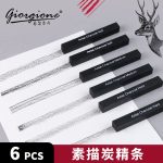 Giorgione Compressed Charcoal - 6pcs - Image 2