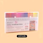 Dual Tip Brush Pens - 48 Colours