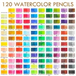 Kalour Professional Watercolor Pencils, Set of 120 Colors - Image 4