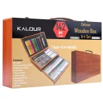 Kalour Deluxe Wooden Box Art Set - 142pc - Image 2