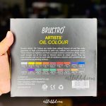 BRUSTRO Artists’ Oil Colour Set (18 Colours x 12ml) - Image 3
