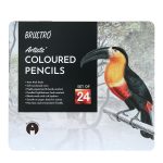 BRUSTRO Artists Colour Pencil | Set of 24 (in an Elegant tin Box)