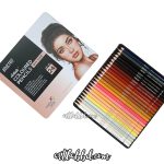 BRUSTRO Artist's Colour Pencil Skin Tone| Set of 24 (in an Elegant tin Box) - Image 2