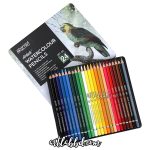 BRUSTRO Artists Watercolour Pencil |Set of 24 (in Elegant tin Box - Image 3