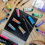 Mont Marte Metallic Acrylic Colour Paint Set Signature 12pc x 36ml - Image 6