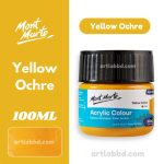 Mont Marte Acrylic Colour Paint Signature 100ml – Yellow Ochre
