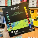 Brustro Artist Acrylic Colour Set - 24pc x 12ml