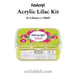 Favicryl Acrylic Colour Set - Lilac Kit (6 Colour x 10ml)