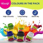 Favicryl Acrylic Colour Set - Lilac Kit (6 Colour x 10ml) - Image 2