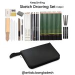 Keep Smiling Sketch Drawing Set 42pc