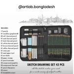 Keep Smiling Sketch Drawing Set 42pc - Image 2