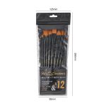 Xin Bowen Mixed Brushe Set 12pc - HB3459-2 - Image 2