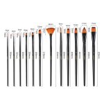 Xin Bowen Mixed Brushe Set 12pc - HB3459-2 - Image 3