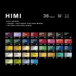 Himi Acrylic Paint 36 Colours x 12ml - Image 3
