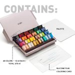 Himi Acrylic Paint 48 Colours x 12ml - Image 6
