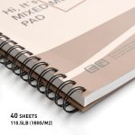 HIMI Mixed Media Paper Pad - 9 x 12 inch - Image 4