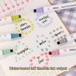 JiMiao Stamp Coloring Highlighter Set – 6 Colors - Image 3