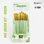 Giorgione Mix Brush Set Green - G1200