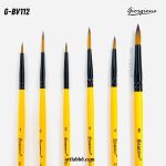 Giorgione Round Brush Set - Orange - Image 2