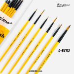 Giorgione Round Brush Set - Orange - Image 3