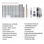 Giorgione Professional Sketching Art Set - 38pc - Image 2