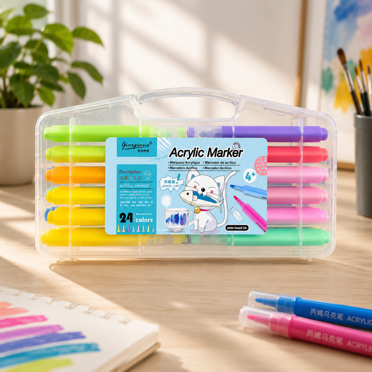 ChatGPT Image Jun 19, 2026, 04_47_36 AM Giorgione Pastel Acrylic Marker Set – 24 Colors - Image 1