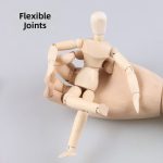 Giorgione Wooden Male Manikin 5.5 Inch (14cm) - Image 3