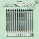 Giorgione Professional Sketching Set – 12 Pieces - Image 2