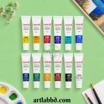 Camel Artist Gouache Colours - 12pc x 9ml - Image 2
