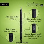 Brustro Kuro Precision Mechanical Pencil - 0.7mm - Image 2