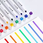 Twin Tip Art Markers - 12 Colours - Image 2
