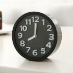 Desktop Alarm Clock - Black (4.7inch)