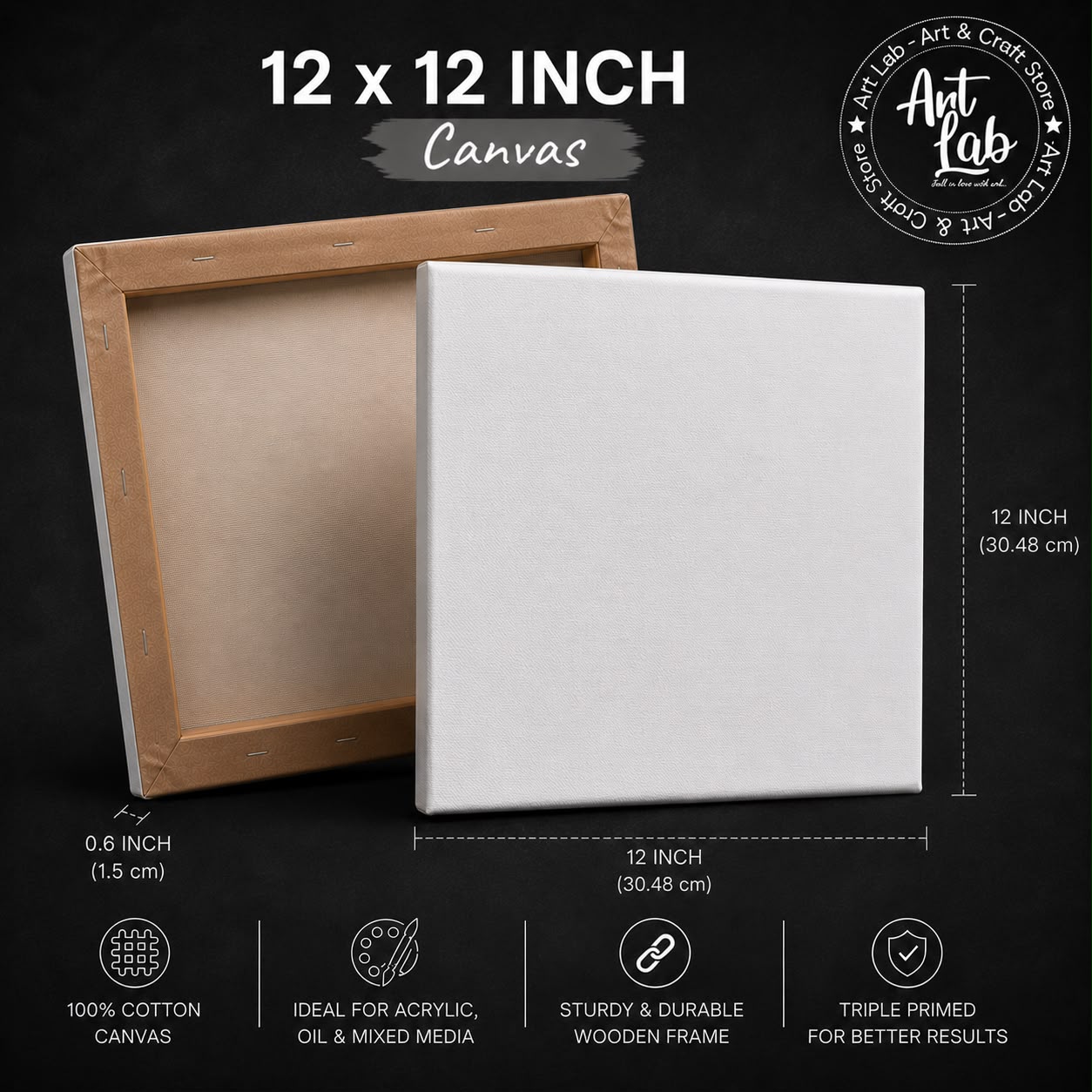 12x12 Canvas – 12 x 12 inch - Image 1