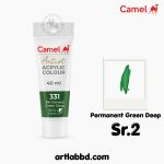 Camel Artist Acrylic 40ml - Permanent Green Deep
