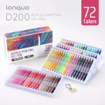 Languo Retractable Acrylic Gel Pen - 72 Colors