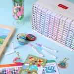 Languo 288 Colors Acrylic Paint Markers Set with Marker Bag, Direct-ink System - Image 3