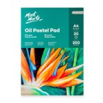 Mont Marte Oil Pastel Pad Premium A4 20 Sheets 200gsm