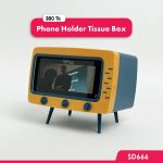 TV Tissue Box - Yellow